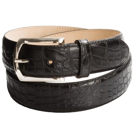 70%OFF メンズベルト ディステファノクロコダイル・質感ベルト - レザー（男性用） Di Stefano Crocodile-Textured Belt - Leather (For Men)